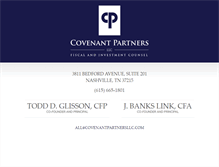 Tablet Screenshot of covenantpartnersllc.com